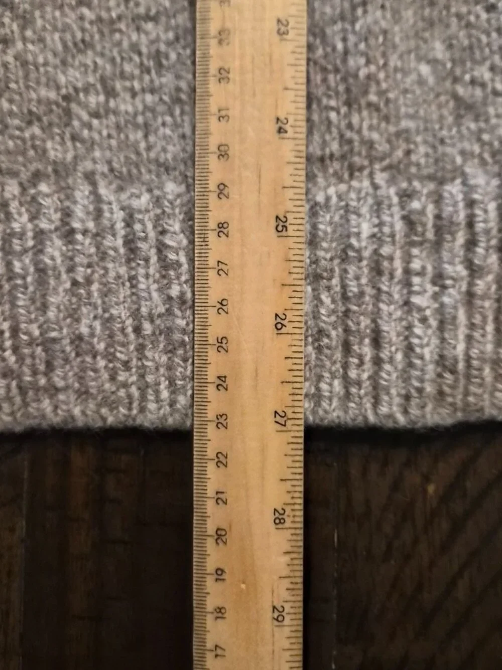 LL Bean Sweater Men's L Tall Fits S 100% Lamb's Wool Henley Pullover Gray G800